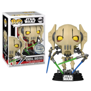 Φιγούρα Funko POP! Star Wars - General Grievous (with Four Lightsabers) (Special Edition) #449