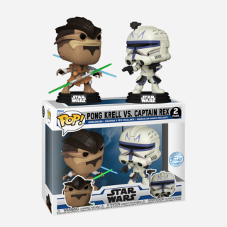 Φιγούρα Funko POP! 2-Pack Star Wars - Pong Krell Vs Captain Rex (Clone Wars) (Special Edition)