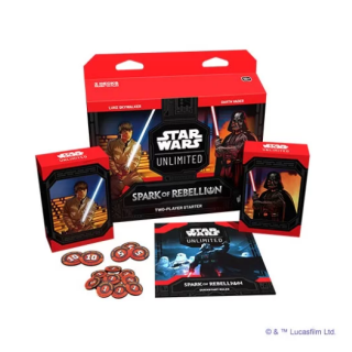 Star Wars Unlimited TCG - Two-Players Starter Decks - Spark of Rebellion - Luke Skywalker Vs Darth Vader