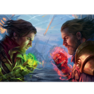 UP - MtG Playmat - Brothers War Draft Booster Artwork (Holofoil)
