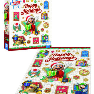 Puzzle - Super Mario - Happy Holidays (Christmas) 1000pcs