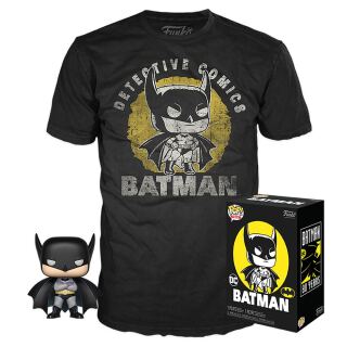 Φιγούρα Funko POP! & Tee Box - DC Comics - Batman Sun Faded (M)