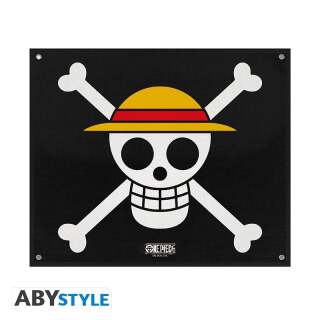 Flag AbyStyle - One Piece - Straw Hat Pirates (Skull) (60x50cm)