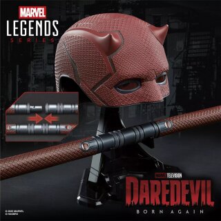 Κράνος Marvel - Hasbro Legend Series - Daredevil - Born Again - Premium Roleplay Mask and Billy Club of Daredevil