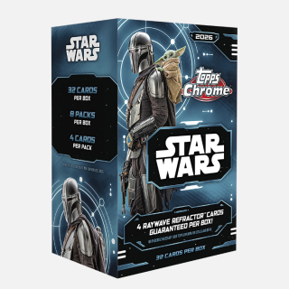 Συλλεκτικές Κάρτες Topps - 2026 Star Wars - Chrome Value Box (8 Packs)