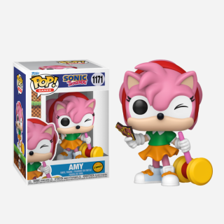 Φιγούρα Funko POP! Sonic the Hedgehog - Amy (with Piko Hammer and Cards) (Chase) #1171 (1+1 Pack)