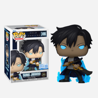 Φιγούρα Funko POP! Solo Leveling - Sung Jinwoo (Blue Aura) (Special Edition) (Glow Chase) #2496 (1+1 Pack)