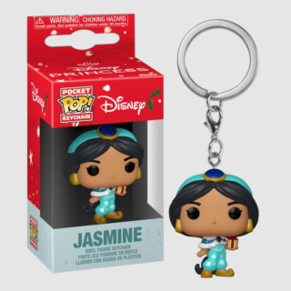 Μπρελόκ Φιγούρα Funko Pocket POP! Keychain Disney Princess - Jasmine (Winter Outfit) (Christmas)