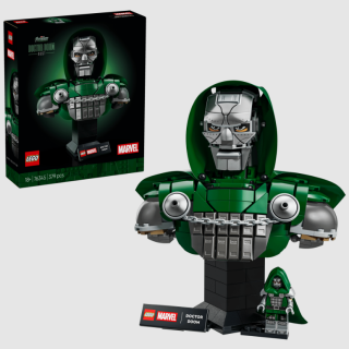 Lego (76345) - Marvel - Avengers Doomsday - Doctor Doom Bust (379 Pieces)