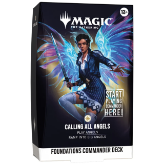 Magic the Gathering TCG - Commander Deck - Foundations Starter - Calling All Angels (White)