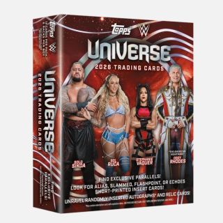 Sports Trading Cards Topps - 2026 Universe WWE - Mega Box (6 Packs)