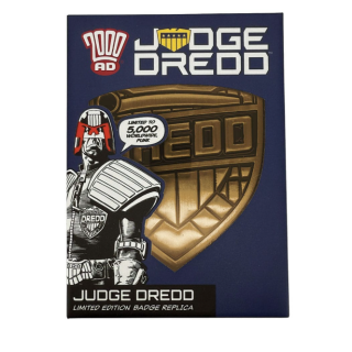 Replica Fanattik - Judge Dredd Badge (Limited Edition 5000 Pieces)
